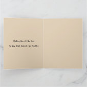 Artistic Couple Holding Hands, Newling Engaged Gif Kaart (Binnen)