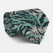 Artistic Dads Day Gifts Tiger Stropdas (Opgerold)