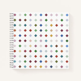 Artistic Diamond Geometric Pattern Stationery Desi Notitieboek