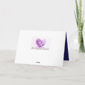 Artistic Dove Christmas Kaart, Verheffende kunstka Feestdagen Kaart (Achterkant)