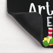 Artistic Elf Group Christmas Funny Pajama Party Muismat (Hoek)