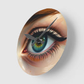 Artistic Eye Wall Clock – Surreal Vision Art Ronde Klok (Hoek)