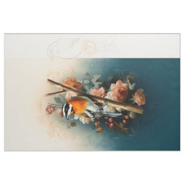 Artistic Fabric Panel Birds Stof