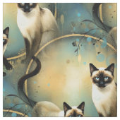 Artistic Fabric Panel Cats Stof (Swatch)