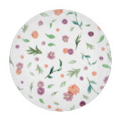 Artistic Floral Chopping Board – cadeau voor Natuu Snijplank (Voorkant)