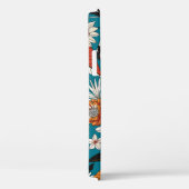 Artistic Floral Deco: naadloos patroon Case-Mate iPhone Case (Achterkant / Rechts)