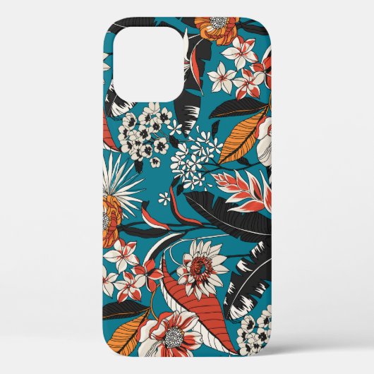 Artistic Floral Deco: naadloos patroon Case-Mate iPhone Case (Achterkant)