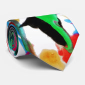 Artistic flowers stropdas (Opgerold)