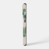 Artistic Fluid Abstract in Aqua & Green iPhone 15 Case (Linkerkant)