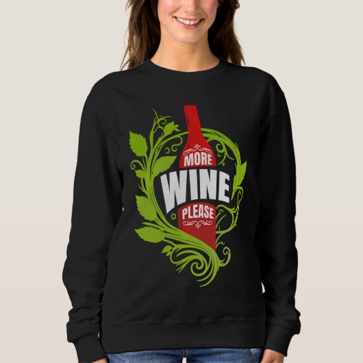 Artistic Gatherings Of Lovable Wine Humorous Quote Trui (Voorkant)