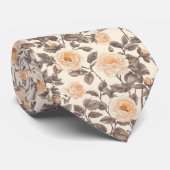 Artistic Gifts For Husband Rose Flower Stropdas (Opgerold)