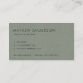 ARTISTIC GOLD FAUX SKETCH STRIPED LINE PATTERN VISITEKAARTJE (Achterkant)