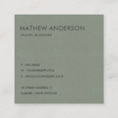 ARTISTIC GOLD GRAY FAUX SKETCH STRIPE LINE PATROON VIERKANTE VISITEKAARTJE (Achterkant)