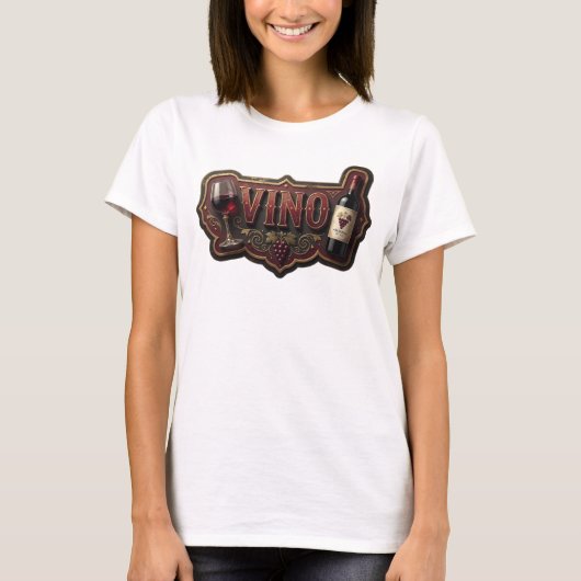 Artistic Gold VINO T-shirt (Voorkant)