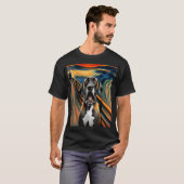 Artistic Great Dane Expressionist Artsy Great Dane T-shirt (Voorkant volledig)