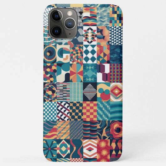 Artistic Grid Collage iPhone / iPad case (Achterkant)