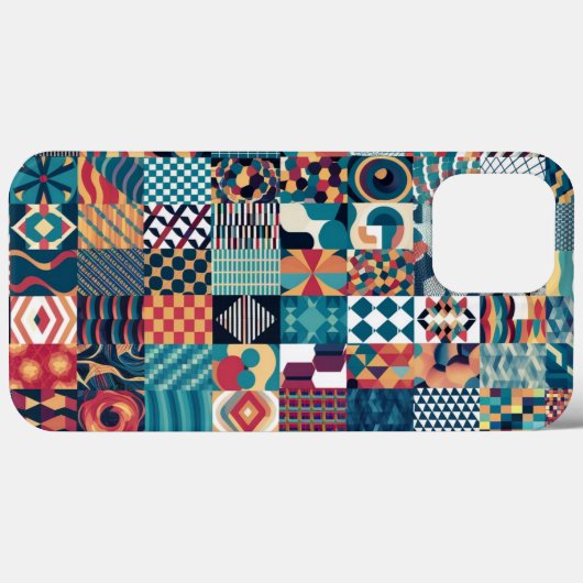 Artistic Grid Collage iPhone / iPad case (Achterkant (horizontaal))