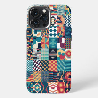 Artistic Grid Collage iPhone / iPad case 13 Pro Max Hoesje