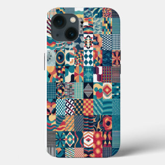 Artistic Grid Collage iPhone / iPad case 13 Hoesje