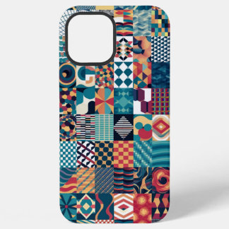 Artistic Grid Collage iPhone / iPad case 12 Pro Max Hoesje