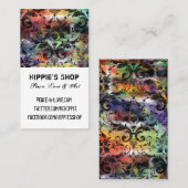 Artistic Grunge Damask Visitekaartje (Voorkant / Achterkant)