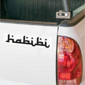 Artistic Habibi Bumpersticker (Op Truck)