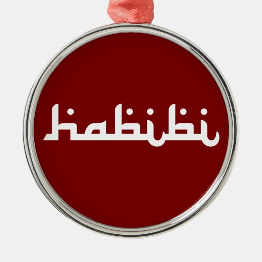 Artistic Habibi Metalen Ornament (Voorkant)