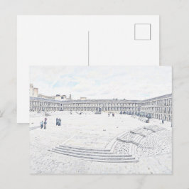 Artistic Halifax Piece Hall Heritage Landmark Briefkaart