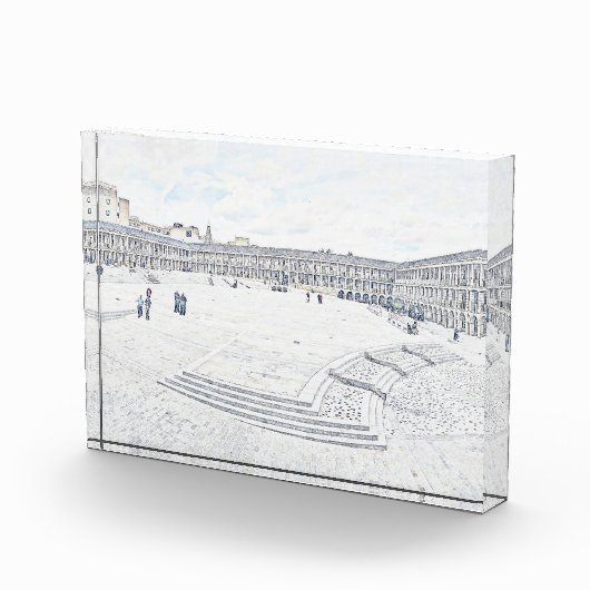 Artistic Halifax Piece Hall Heritage Landmark Fotoblokken (Rechts)