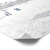 Artistic Halifax Piece Hall Heritage Landmark Poster (Hoek)