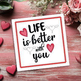 Artistic Hand Drawing Valentine Card for Wife Feestdagenkaart