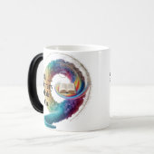 Artistic Heat-Sensitive Book Lover Gift Magische Mok (Voorkant links)