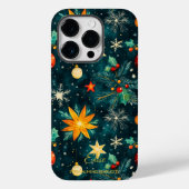 Artistic Holiday – Sterrennacht Floral Design Case-Mate iPhone Case (Achterkant)