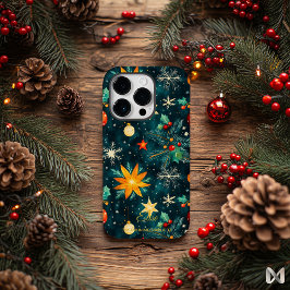 Artistic Holiday – Sterrennacht Floral Design Case-Mate iPhone 14 Pro Hoesje