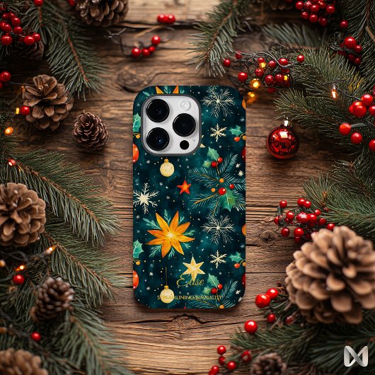 Artistic Holiday – Sterrennacht Floral Design Case-Mate iPhone Case