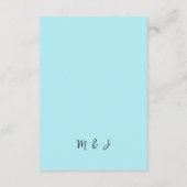 Artistic Iris Blue Waterverf Art Enclosure Kaart (Achterkant)