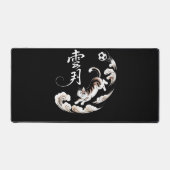 Artistic Japanese Cat Soccer Office Decor for Game Bureaumat (Voorkant)