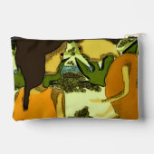 Artistic Jungle Toiletry Bag Etui (Achterkant)