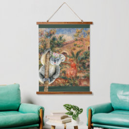 Artistic Koala en Renoir's boerderij Hangend Wandkleed