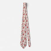 Artistic Mens Fashion Rose Flower Stropdas (Voorkant)