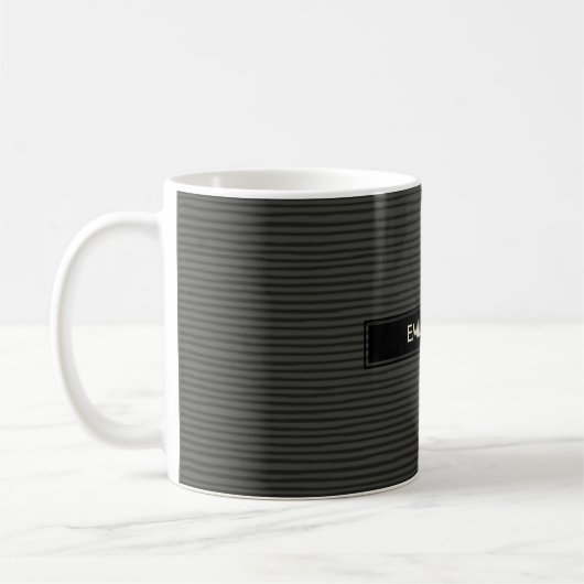 ARTISTIC MINIMAL BLACK SKETCH STRIPED LINE PATTERN KOFFIEMOK (Links)