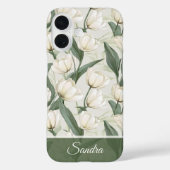 Artistic Moms Day Gifts Tulip Custom Case-Mate iPhone Case (Achterkant)
