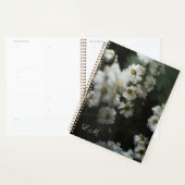 Artistic moody floral monogram planner (Display)