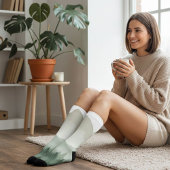 Artistic Mountain Meadow and Grass Landscape Socks Sokken