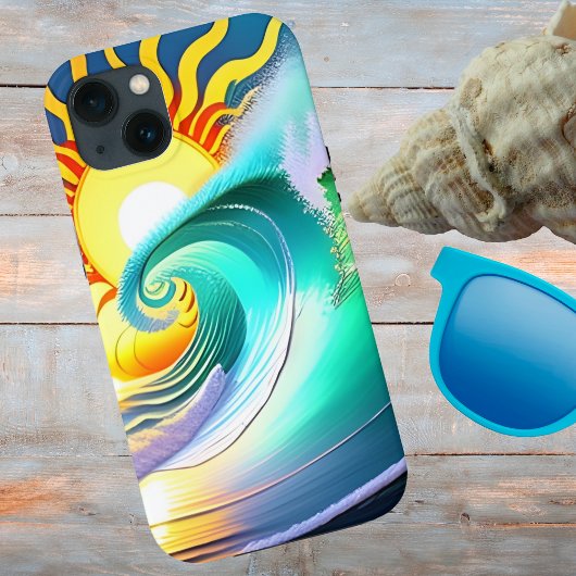 Artistic Ocean Surf Case-Mate iPhone Case