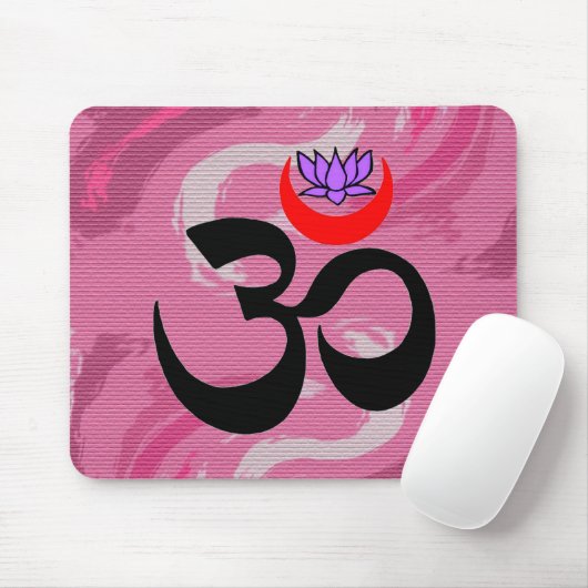 Artistic Om - Yoga Mousepad Muismat (Met muis)