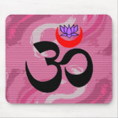 Artistic Om - Yoga Mousepad Muismat (Voorkant)
