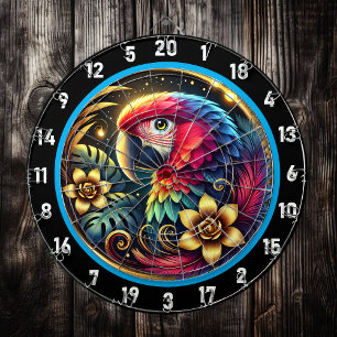 Artistic Parrot Dartboard voor Game Lovers Dartbord
