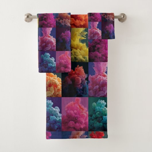 artistic pattern bad handdoek (Insitu)