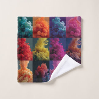 artistic pattern bad handdoek